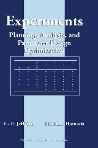 Experiments: Planning, Analysis, and Parameter Design Optimization – VERY GOOD