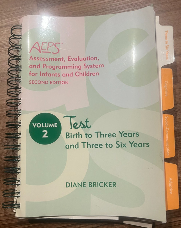 AEPS 2nd Edition Complete 4-Volume Set — Admin Guide + Test + Curriculum Birth-3 gallery
