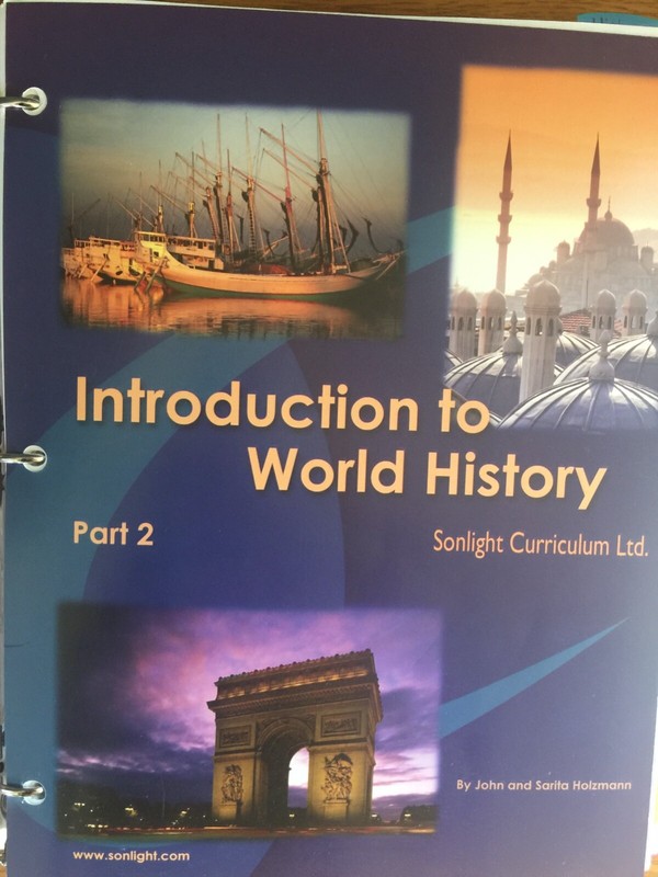 Sonlight Intro to World History Pt 2 Teacher Guide w/ 4/5-week plans & supplest