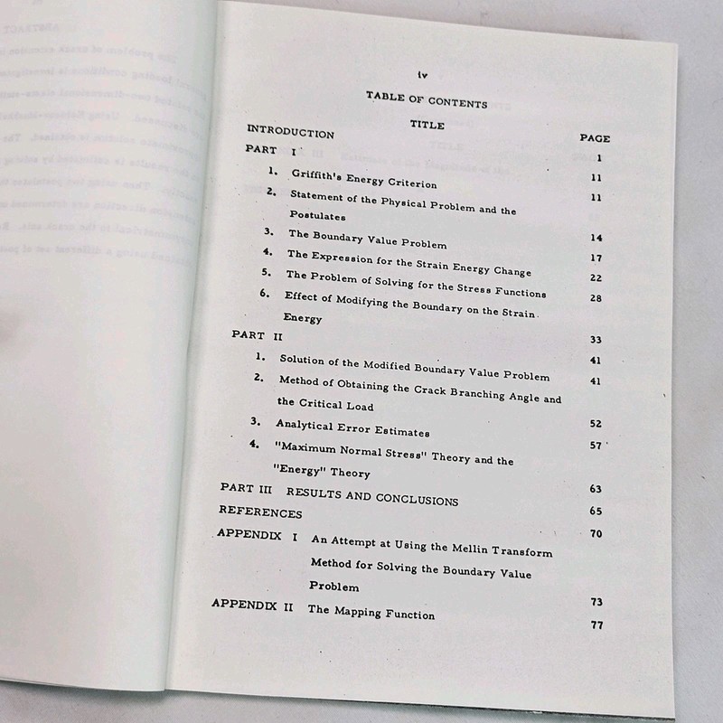 Crack Propagation Under General In-Plane Loading Palaniswamy Caltech PhD 1972 gallery