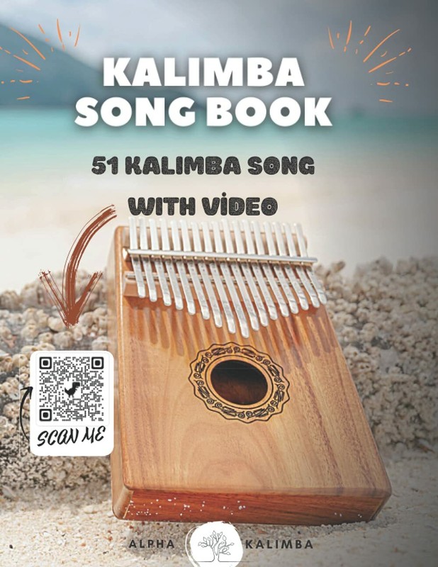 Kalimba Songbook 51 Mixed Songs for Kalimba in C 17 Keys 8,5x11 63 Pages di Fai