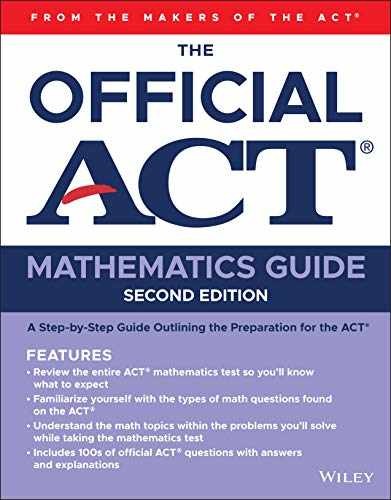 The Official ACT Mathematics Guide – Paperback, by ACT – Very Good m