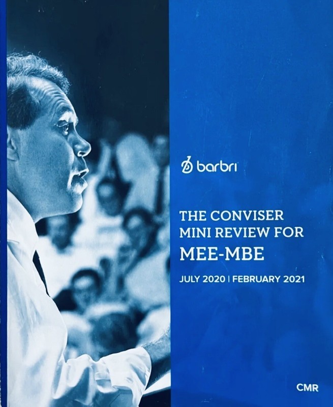 🆕📚*LIKE NEW* 2020~2021 Barbri MEE – MBE (UBE) The Conviser Mini Review 👍❤