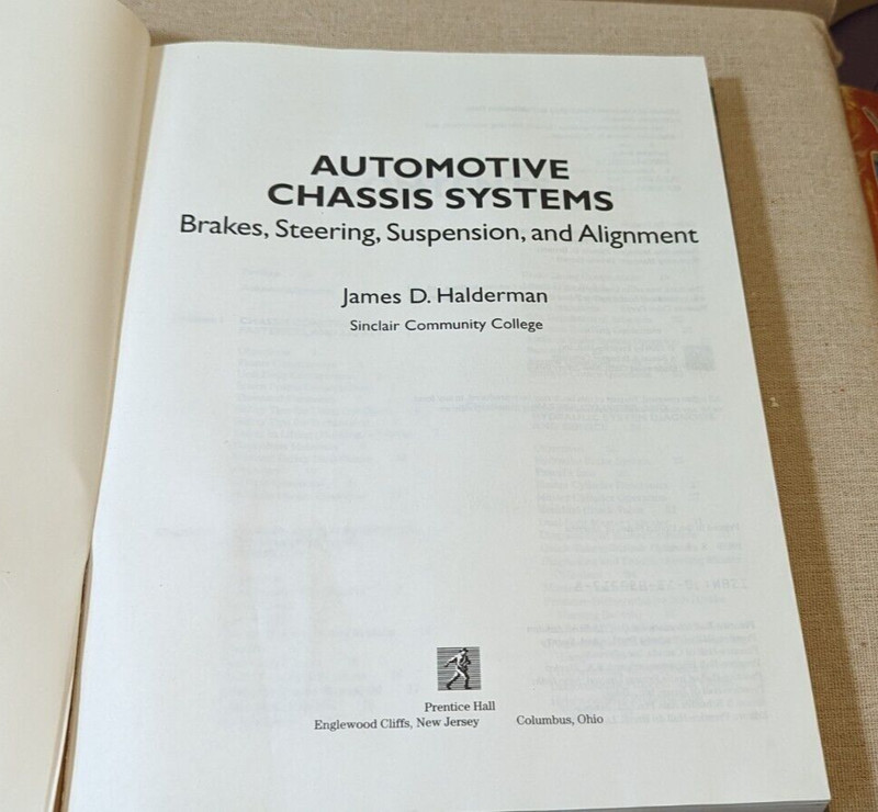 Automotive Classics Systems by James D. Halderman 1996 HB Brakes Steering, NB gallery