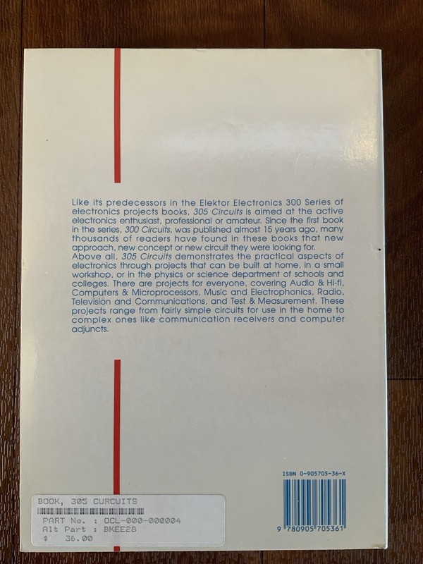 Elektor Electronics 305 CIRCUITS Paperback BOOK England Brand NEW gallery