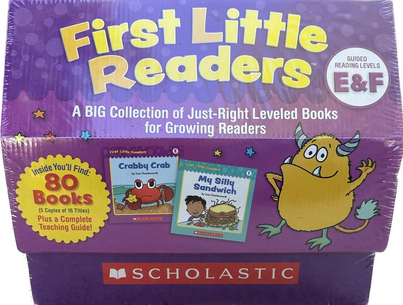 Scholastic First Little Readers Level E-F Paperback 80/Set (9781338256567)