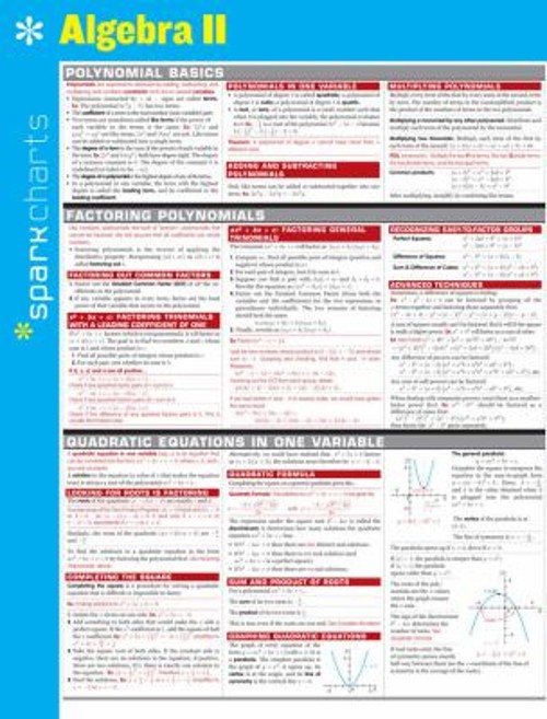 Algebra II SparkCharts SparkNotes