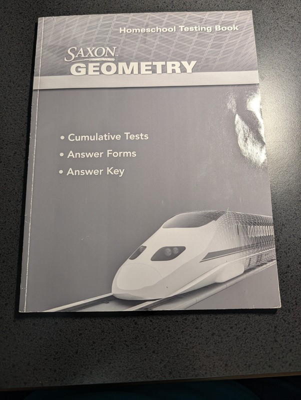 Saxon Geometry Textbook, Solutions, & Test Book Curriculum Set-ACCEPTABLE gallery