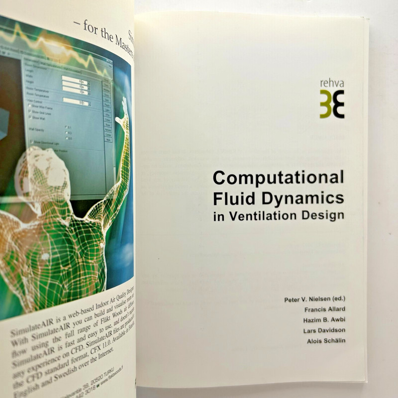 Computational Fluid Dynamics Ventilation Design REHVA Guidebook HVAC CFD gallery