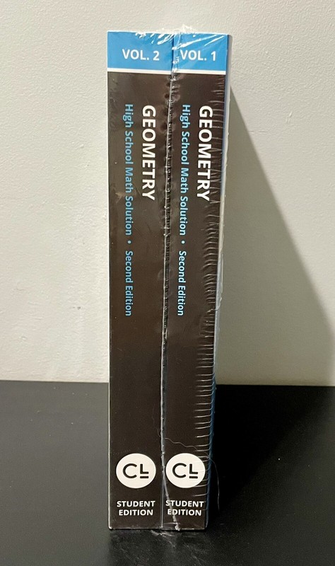 Geometry 2nd Edition Student High School Math Solution Vol 1-2 Carnegie Learning gallery