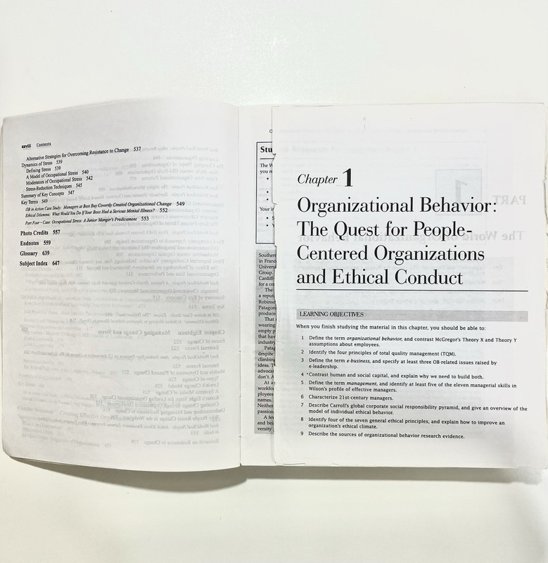 Organizational Behavior Eighth Edition Kreitner Kinicki Paperback McGraw-Hill gallery