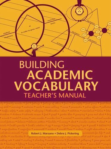 Building Academic Vocabulary : Teacher’s Manual by Debra J. Pickering and Robert