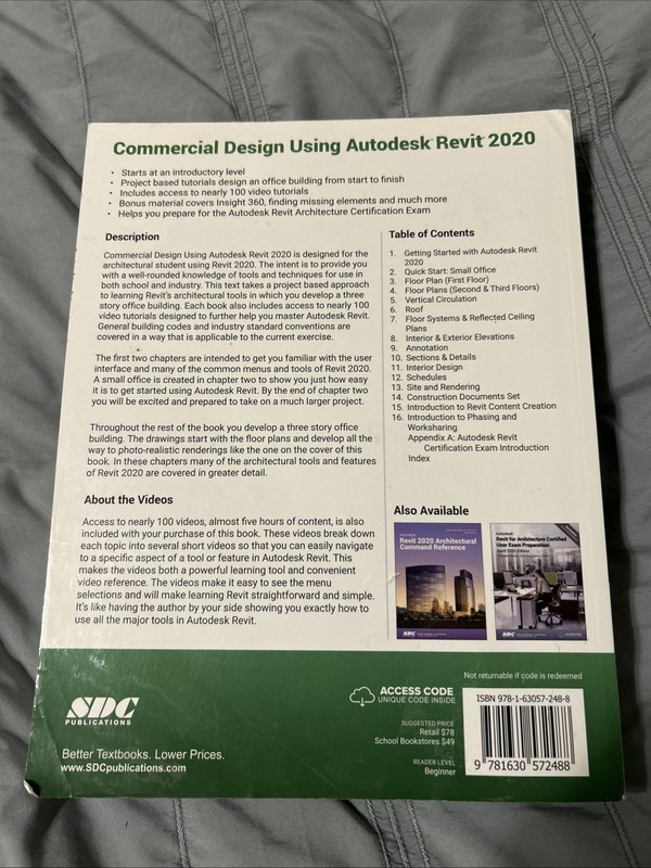 Commercial Design Using Autodesk Revit 2020 by Daniel John Stine (2019, Trade... gallery