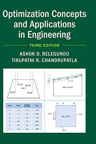 Optimization Concepts and – Hardcover, by Belegundu Ashok D.; – Acceptable