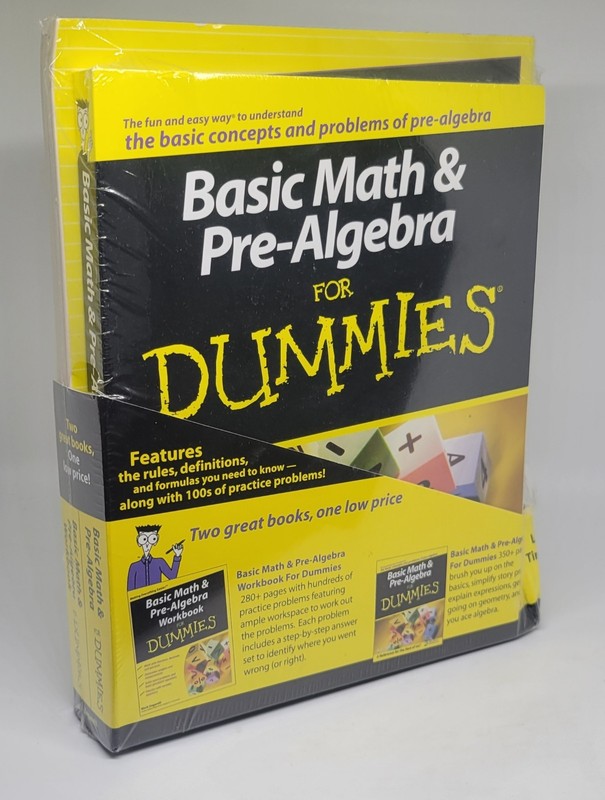 Basic Math and Pre-Algebra for Dummies Education Bundle by Mark Zegarelli and…