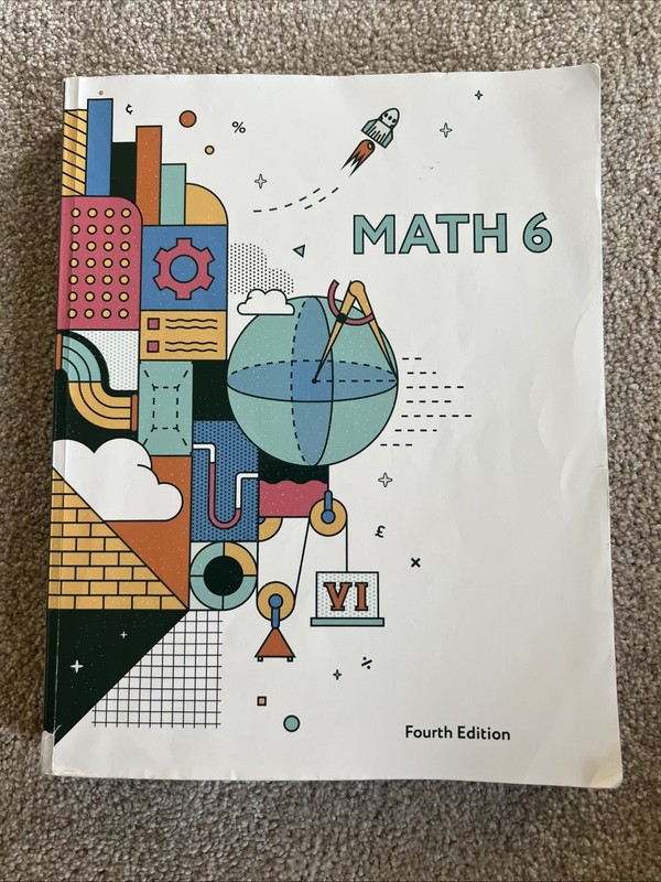 BJU Math 6 Student Textbook 4th Edition