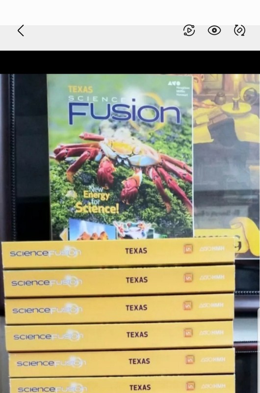 One (15 Available) Grade 5 Science Fusion Texas Student Edition 2015 5th book