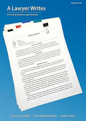 A Lawyer Writes: A – Paperback, by Coughlin Christine; Rocklin – Acceptable