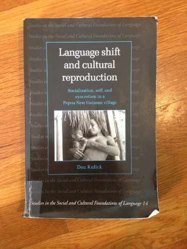 Language Shift and Cultural – Paperback, by Kulick Don – Acceptable