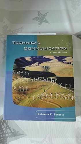 Technical Communication – Paperback, by Rebecca E. Burnett – Acceptable r