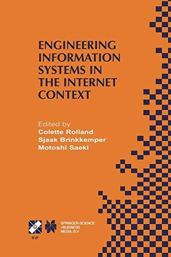 Engineering Information Systems in the Internet Context : IFIP TC8 / WG8.1 Wo-,