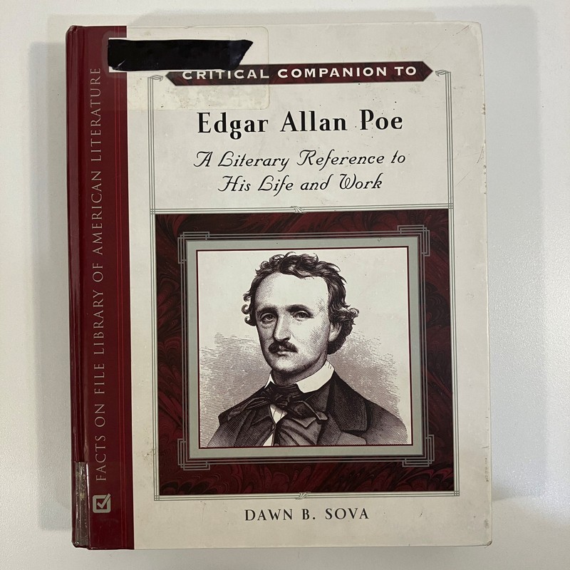 Critical Companion to Edgar Allan Poe Dawn B Sova 2007 Facts On File HC