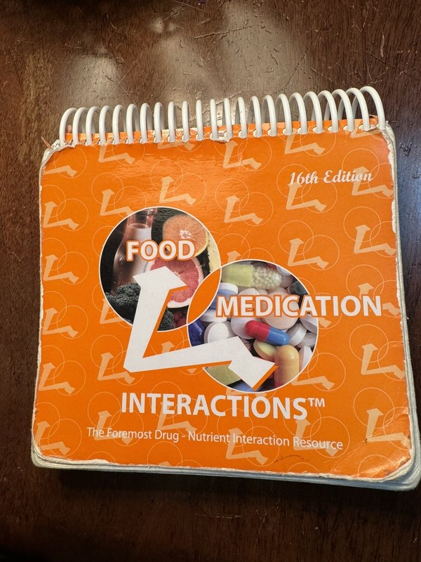 Dietitian Handbook: Food-Medication Interactions 16th Edition