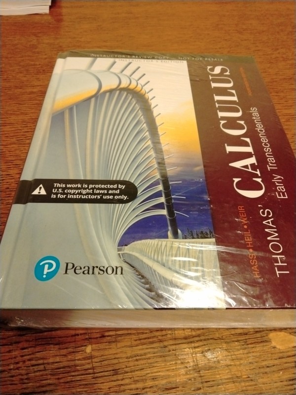 Thomas’ Calculus Early Transcendentals Fourteenth Edition INSTRUCTORS Sealed