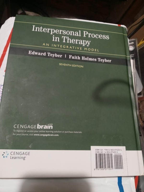 Interpersonal Process in Therapy: An Integrative Model 7th Edition by Edward Tey gallery