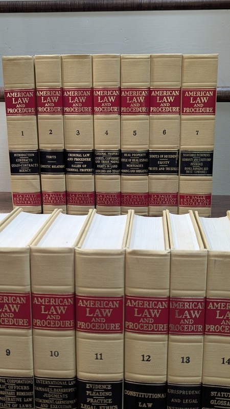 Complete Set American Law & Procedure La Salle Extension University 1962 Vo 1-14 gallery