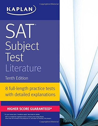 SAT SUBJECT TEST LITERATURE (KAPLAN TEST PREP) **Mint Condition**