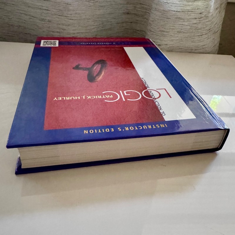 A Concise Introduction to Logic, Hurley, Patrick J., Instructor's Edition, HC gallery