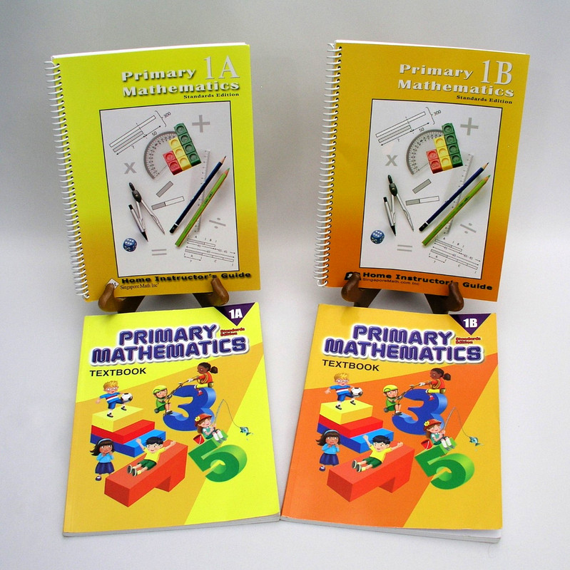 MARSHALL CAVENDISH PRIMARY MATHEMATICS 1A & 1B INSTRUCTOR GUIDES & TEXTBOOKS