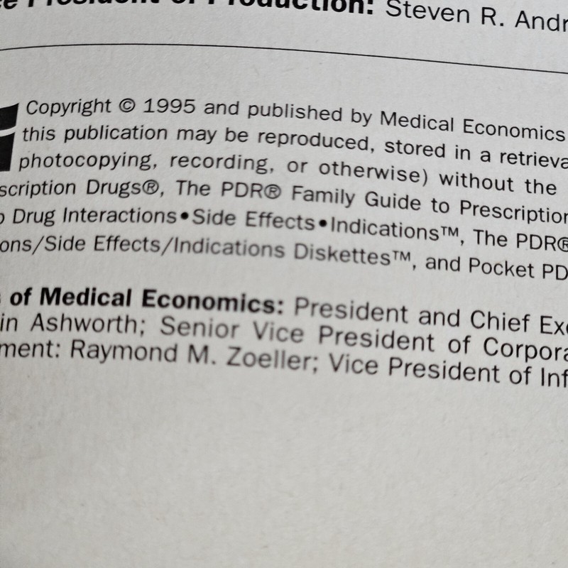 1995 Physicians Desk Reference for Nonprescription Drugs 16th Edition gallery