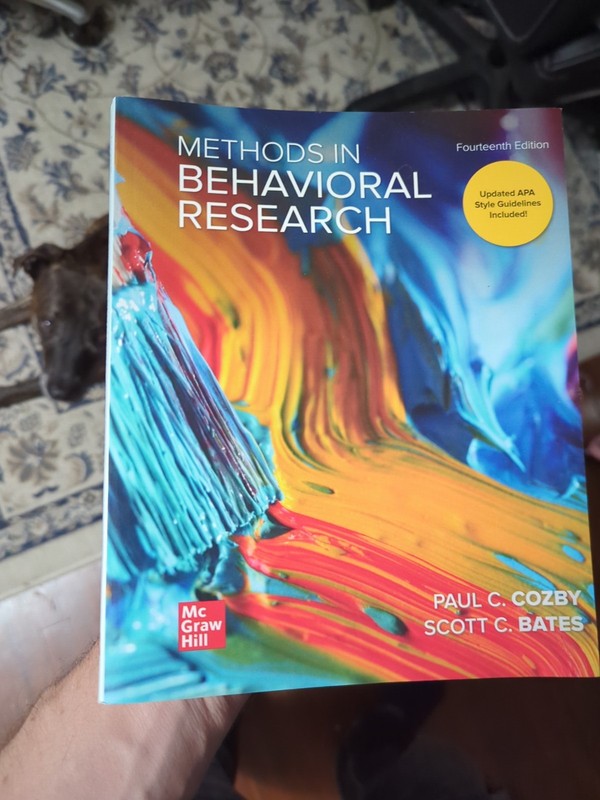 Methods in Behavioral Research 14th Edition