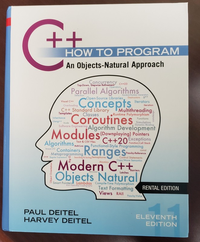 C++ How to Program : An Objects-Natural Approach 11th Rental Edition Paul Deitel