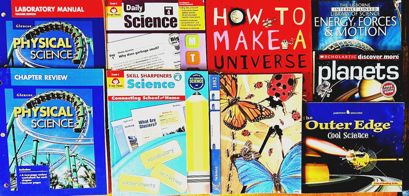 Assorted Grade School Science – 8 Book Lot