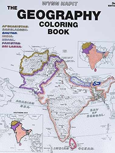 Geography Coloring Book - Paperback, by Kapit Wynn - Acceptable w