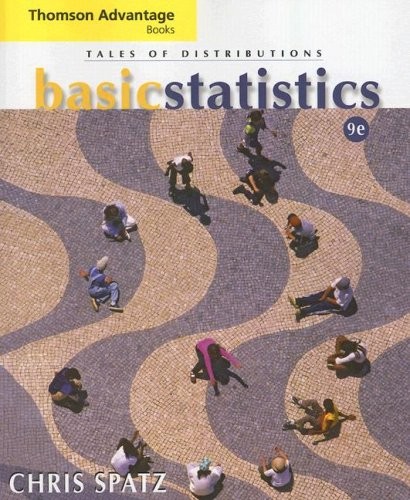 ADVANTAGE BOOKS: BASIC STATISTICS: TALES OF DISTRIBUTIONS By Chris Spatz *VG+*