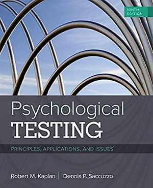 Psychological Testing: Principles, – Hardcover, by Kaplan Robert M.; – Good