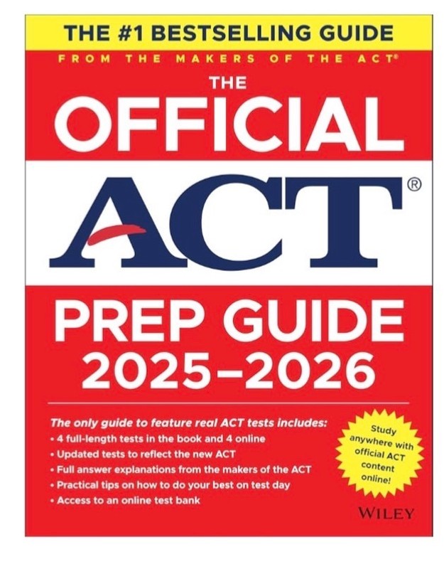 The Official ACT Prep Guide 2025 – 2026: Book + Online Course 1st Edition