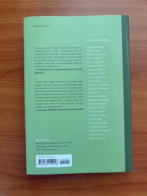 *THE MACROECONOMICS OF FISCAL POLICY* (MIT PRESS) Kopcke HC/DJ/1st/1st BRAND NEW gallery
