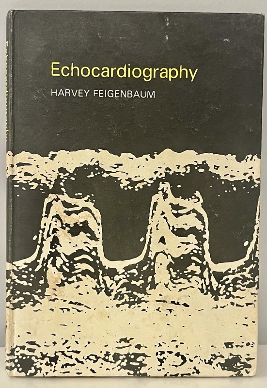 Vintage 1973 Hard Back Echocardiography By Harvey Feigenbaum