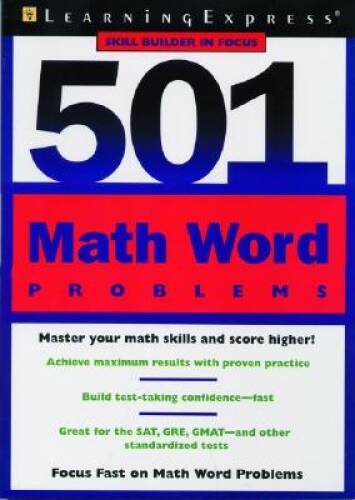 501 Math Word Problems – Paperback By LearningExpress – GOOD