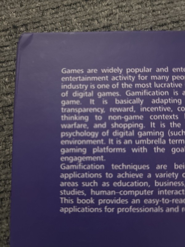 Gamification And It’s Applications By Matthew Sadiku Hardcover 9786206750710 gallery