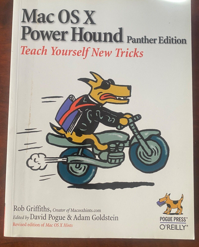Mac OS X Power Hound Panther Edition Teach Yourself New Tricks paperback Used
