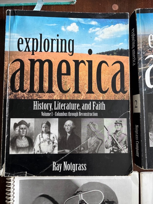 Exploring America Ray Notgrass Textbook Set History Literature Faith Paperback gallery