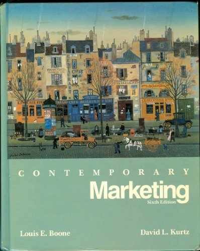 Contemporary Marketing (Saunders – Hardcover, by Louis E. Boone; – Very Good