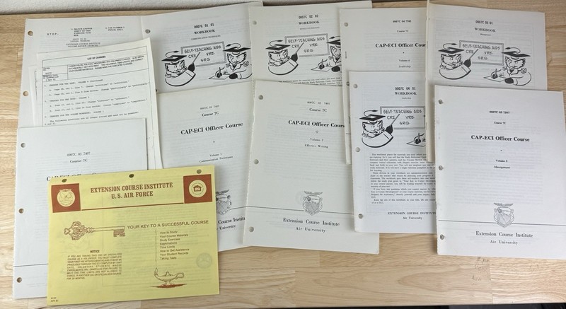 Extension Course Institute Officer Course Air University Vol. 1 2 3 4 5 /extras
