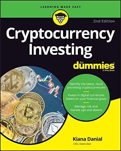 Cryptocurrency Investing For Dummies – Paperback, by Danial Kiana – Very Good